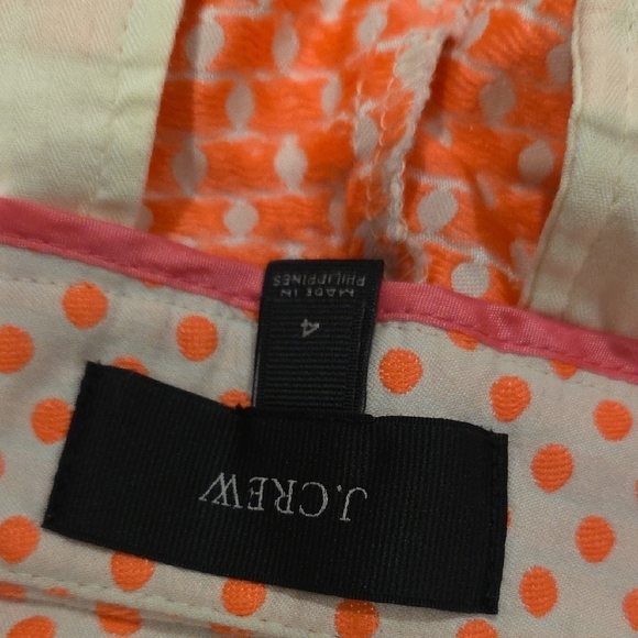 J. Crew High Waist Orange Shorts - Picture 5 of 5